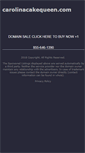 Mobile Screenshot of carolinacakequeen.com